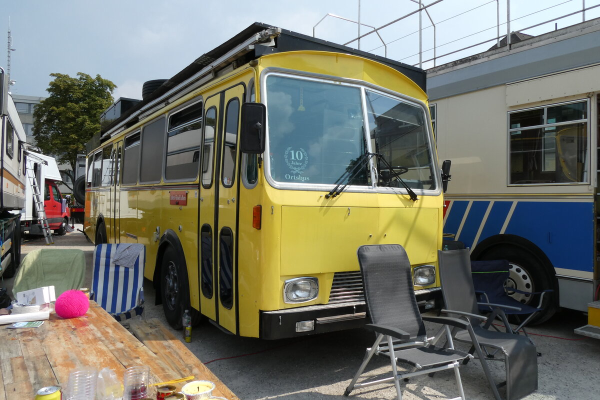 (279'007) - Grison, Ernetschwil - SG 29'947 - Saurer/Tscher (ex Vogt, Serneus Nr. 11; ex P 24'600) am 16. August 2025 in Solothurn, Baseltor