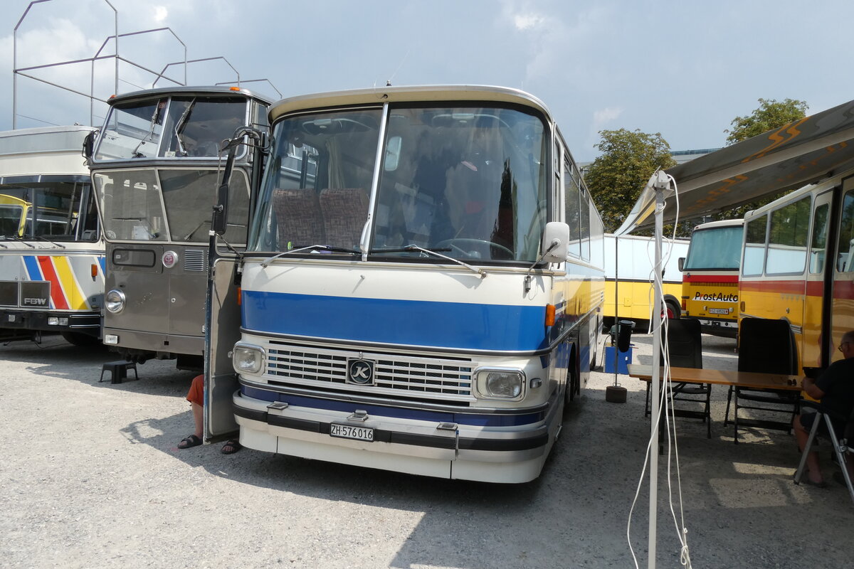 (279'013) - Meier, Dietikon - ZH 576'016 - Setra (ex Geiger, Adelboden Nr. 1; ex Schelbert, Unteriberg) am 16. August 2025 in Solothurn, Baseltor