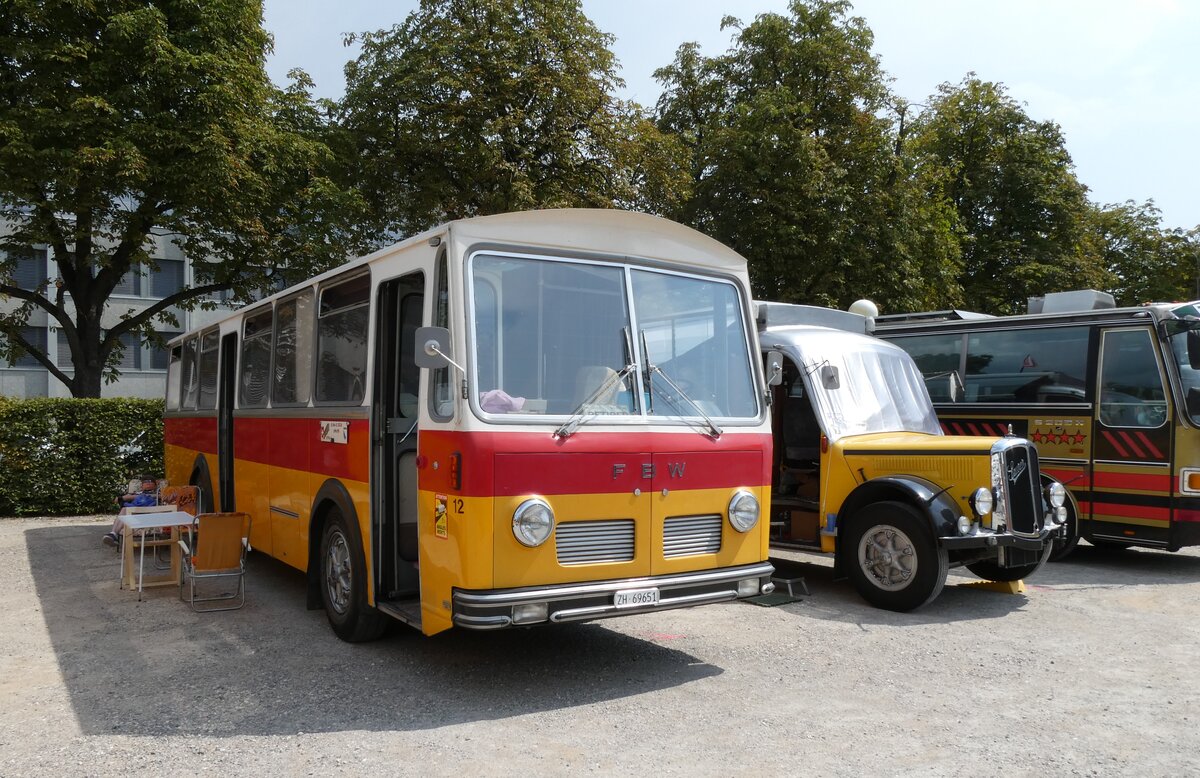 (279'023) - Trb, Oberrieden - Nr. 12/ZH 69'651 - FBW/R&J (ex Ryffel, Uster Nr. 12) am 16. August 2025 in Solothurn, Baseltor