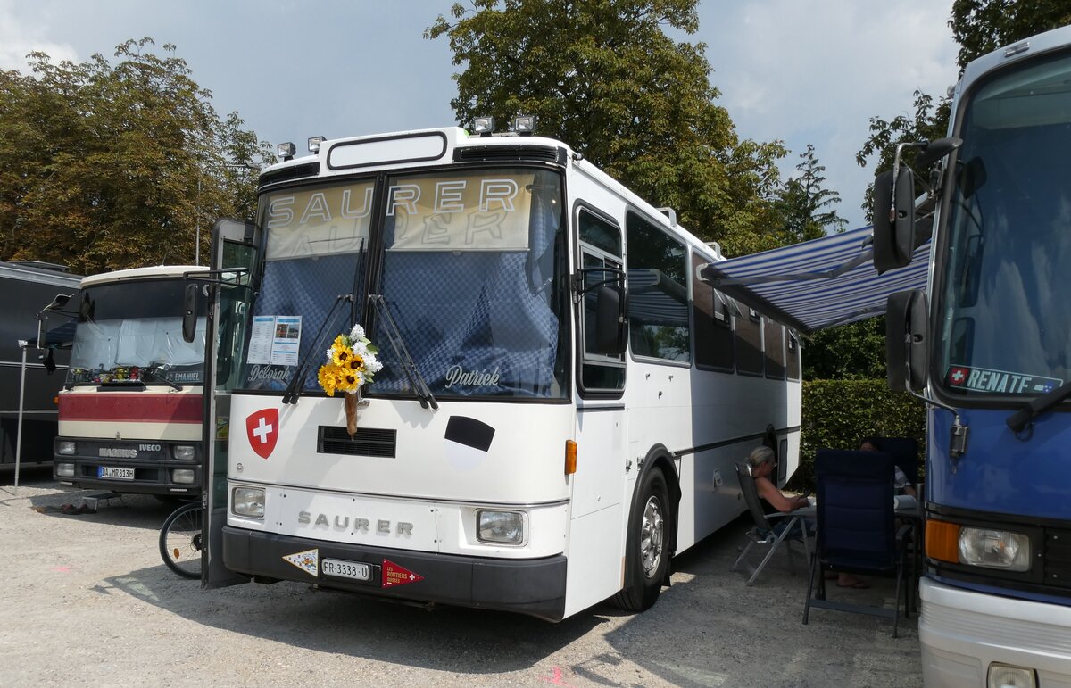 (279'026) - Cassella, Le Chtelard - FR 3338 U - Saurer/Lauber (ex Epiney, Ayer) am 16. August 2025 in Solothurn, Baseltor