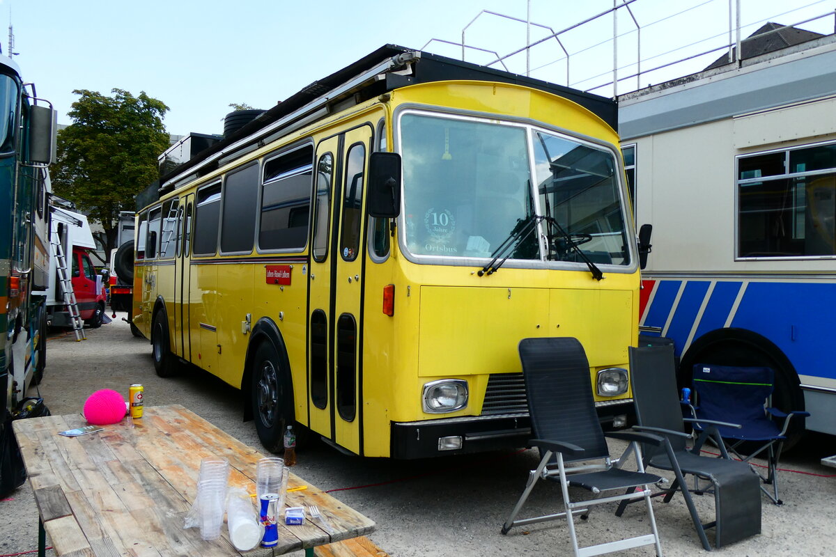 (279'072) - Grison, Ernetschwil - SG 29'947 - Saurer/Tscher (ex Vogt, Serneus Nr. 11; ex P 24'600) am 16. August 2025 in Solothurn, Baseltor