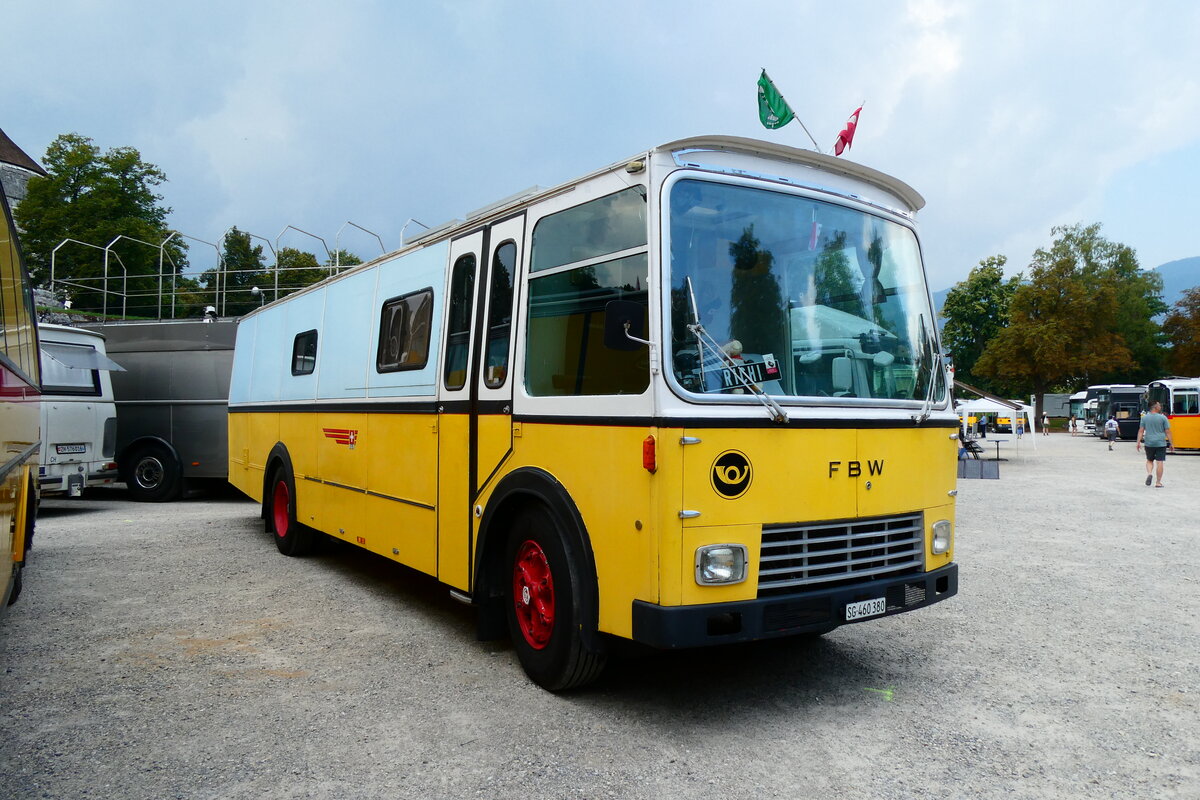 (279'081) - Wucher, Rieden - SG 460'380 - FBW/Hess (ex Schr, Ettenhausen; ex Fehlmann, Brittnau; ex Landolt, Langenthal; ex P 24'174) am 16. August 2025 in Solothurn, Baseltor 