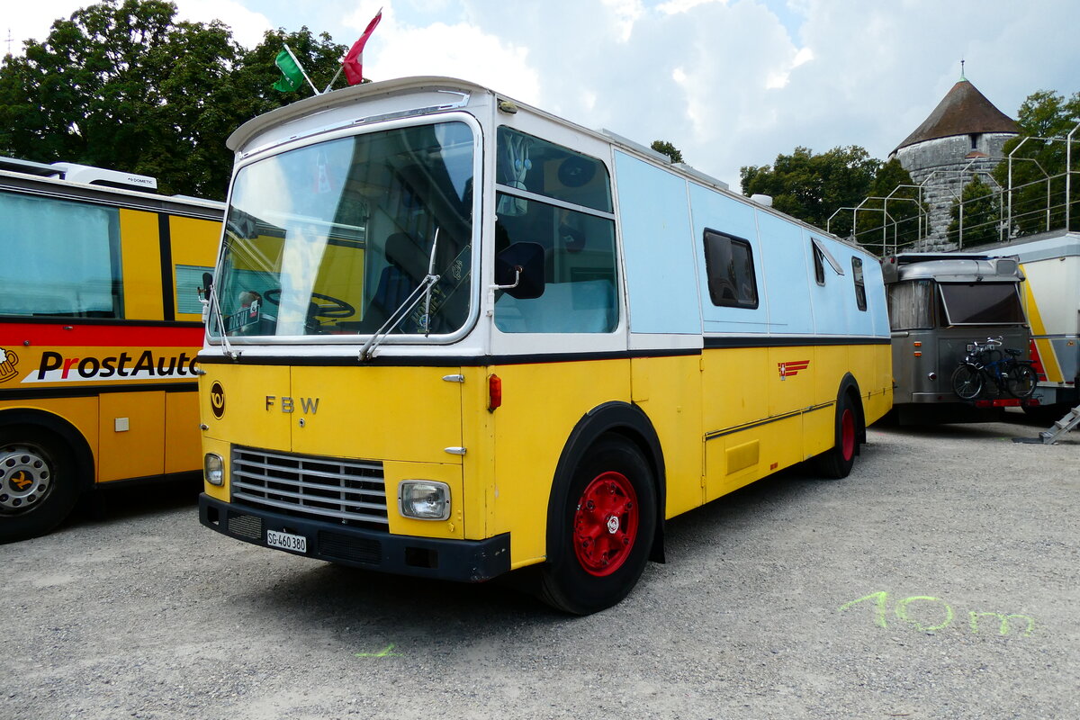 (279'082) - Wucher, Rieden - SG 460'380 - FBW/Hess (ex Schr, Ettenhausen; ex Fehlmann, Brittnau; ex Landolt, Langenthal; ex P 24'174) am 16. August 2025 in Solothurn, Baseltor