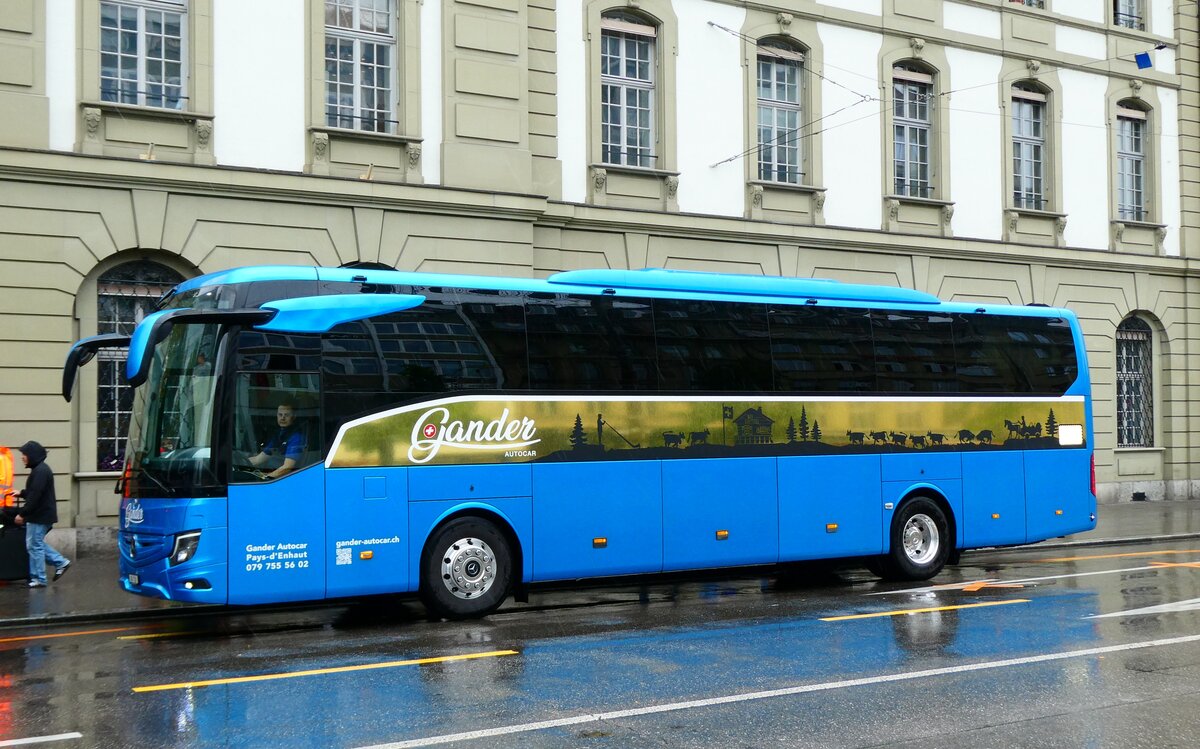 (279'260) - Gander, Chteau-d'Oex - VD 713 - Mercedes am 21. August 2025 beim Bahnhof Bern