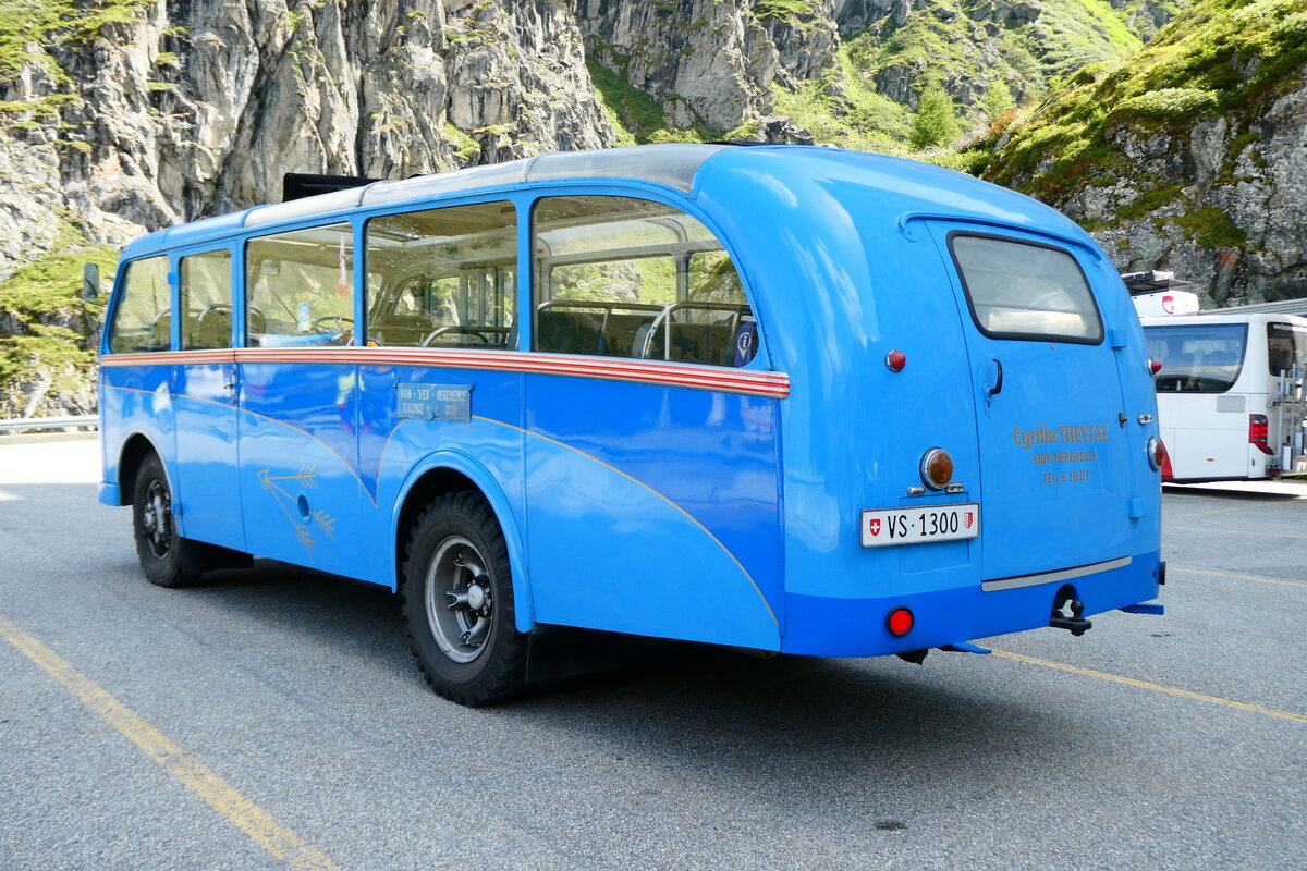 (279'307) - Theytaz, Sion - VS 1300 - Saurer/Mudry am 23. August 2025 in Dixence, Le Chargeur