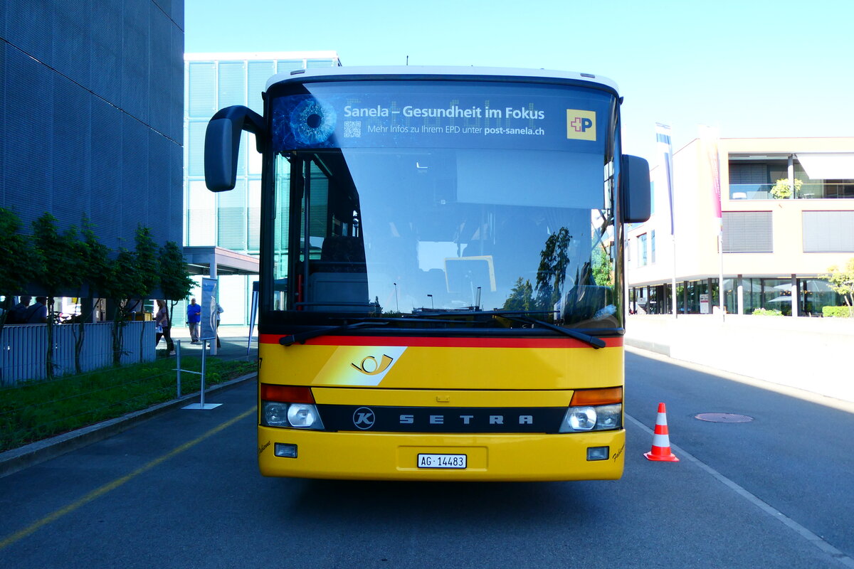 (279'386) - Tschannen, Zofingen - Nr. 7/AG 14'483/PID 90 - Setra am 26. August 2025 in Baar, Kantonsspital