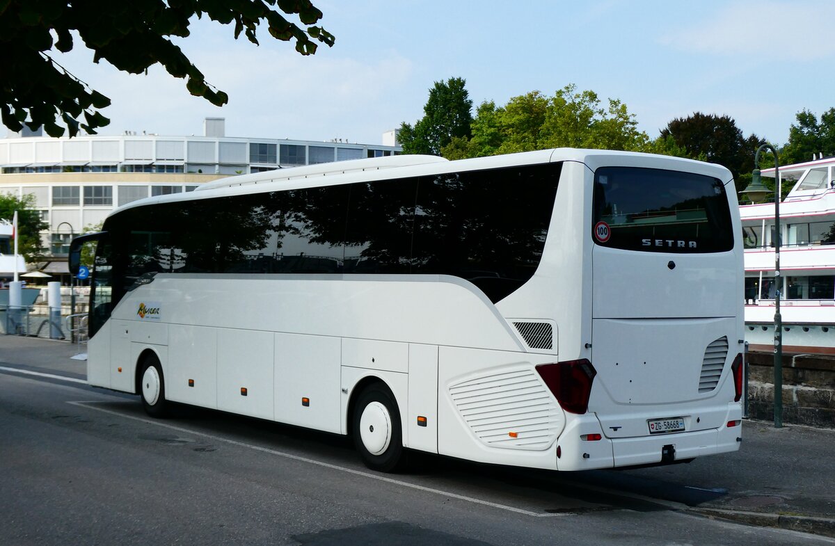 (279'462) - Murer, Baar - ZG 58'668 - Setra am 26. August 2025 bei der Schifflndte Thun