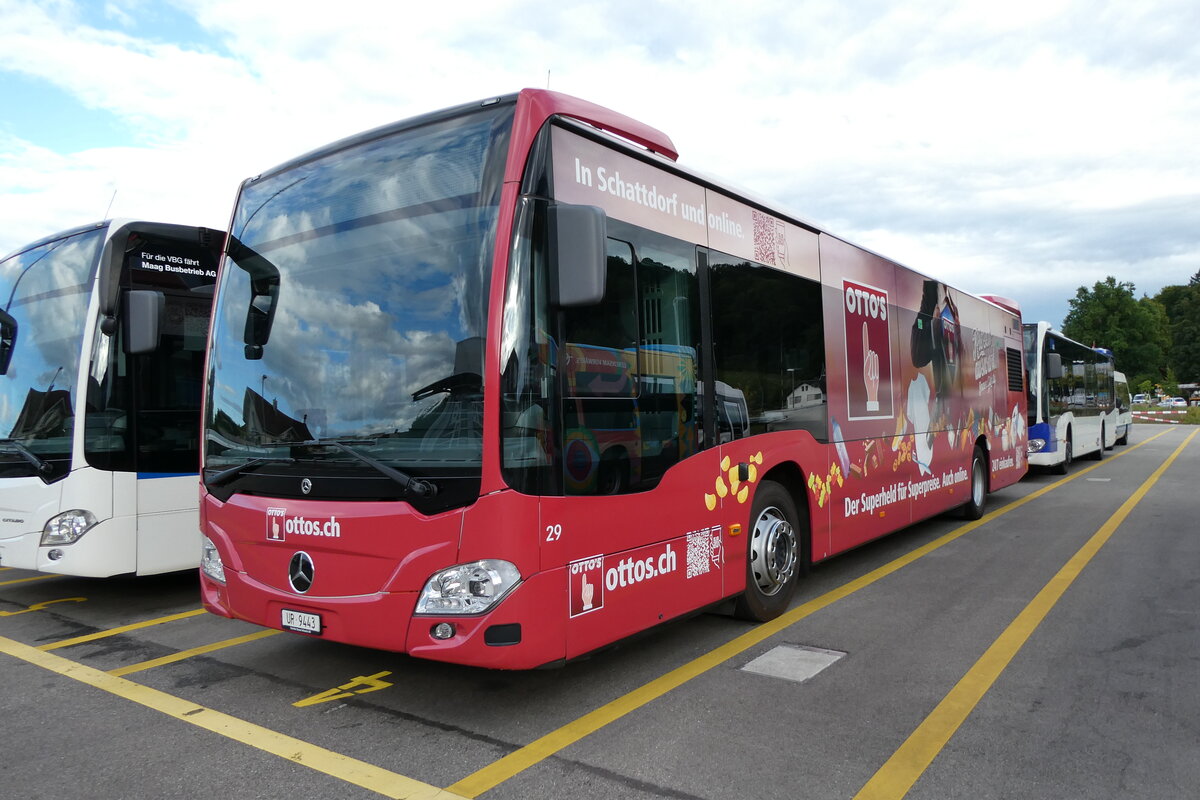 (279'584) - AAGU Altdorf - Nr. 29/UR 9443 - Mercedes am 29. August 2025 in Winterthur, Daimler Buses