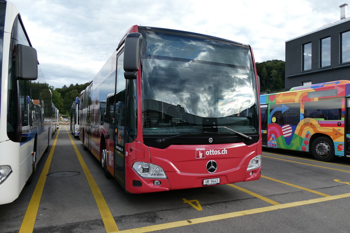 (279'586) - AAGU Altdorf - Nr. 29/UR 9443 - Mercedes am 29. August 2025 in Winterthur, Daimler Buses