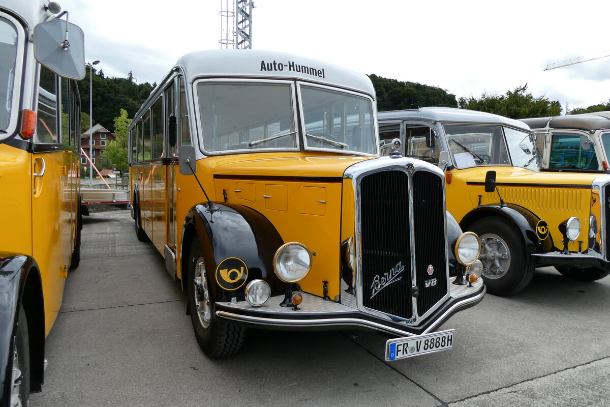 (279'622) - Aus Deutschland: Hummel, Kirchzarten - FR-V 8888H - Berna/Hess (ex Roost, CH-Morschach; ex diverse Besitzer; ex AGO Olten/CH Nr. 5) am 30. August 2025 in Oberkirch, CAMPUS Sursee