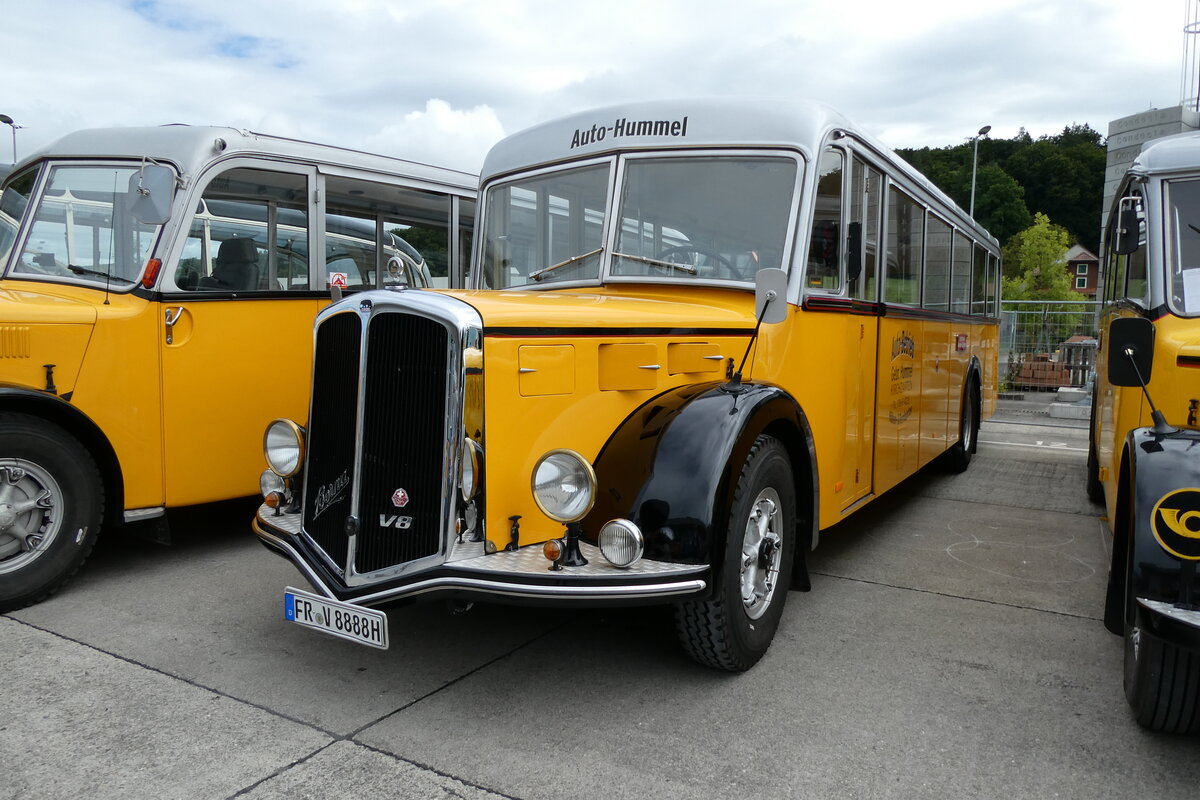 (279'623) - Aus Deutschland: Hummel, Kirchzarten - FR-V 8888H - Berna/Hess (ex Roost, CH-Morschach; ex diverse Besitzer; ex AGO Olten/CH Nr. 5) am 30. August 2025 in Oberkirch, CAMPUS Sursee