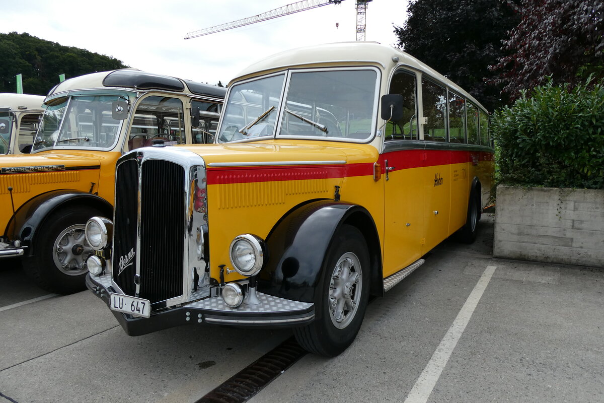 (279'651) - Huber, Oberkirch - LU 647 - Berna/Lauber (ex Ruppen, Stalden; ex Williner, Grchen) am 30. August 2025 in Oberkirch, CAMPUS Sursee