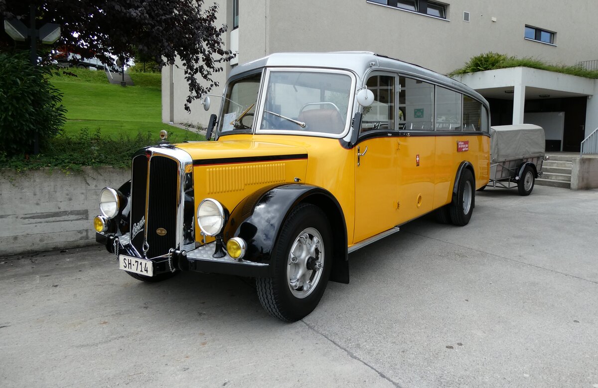 (279'652) - Roost, Bibern - SH 714 - Berna/Seitz (ex CIBA, Basel; ex P 1648) am 30. August 2025 in Oberkirch, CAMPUS Sursee