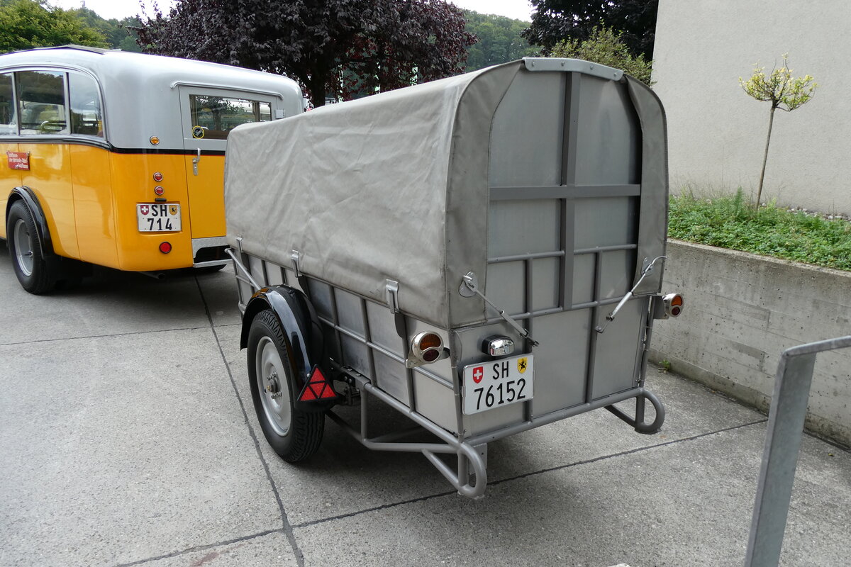 (279'656) - Roost, Bibern - SH 76'152 - Cosmos Gepckanhnger am 30. August 2025 in Oberkirch, CAMPUS Sursee