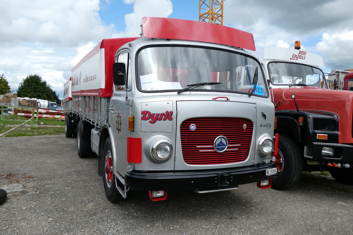(279'734) - Dysli, Bern - BE 3326 U - Saurer am 30. August 2025 in Oberkirch, CAMPUS Sursee