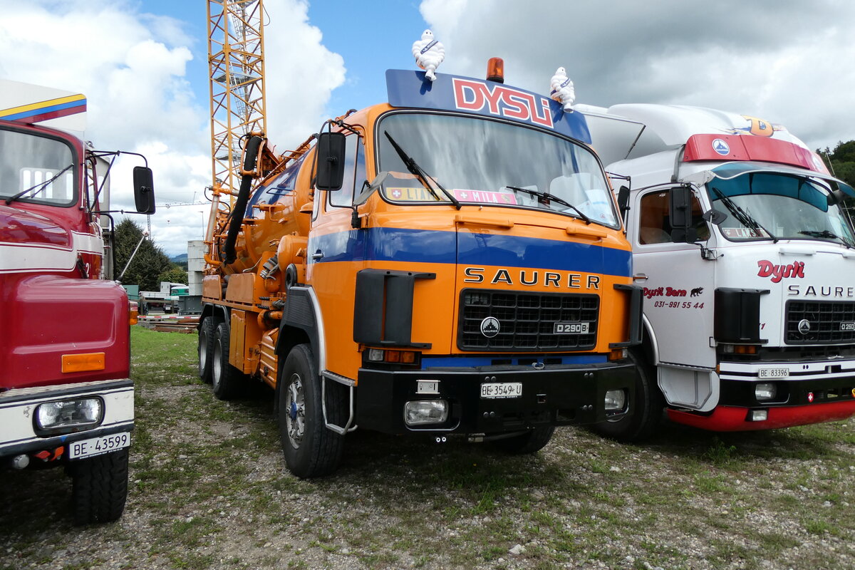 (279'736) - Dysli, Bern - BE 3549 U - Saurer am 30. August 2025 in Oberkirch, CAMPUS Sursee