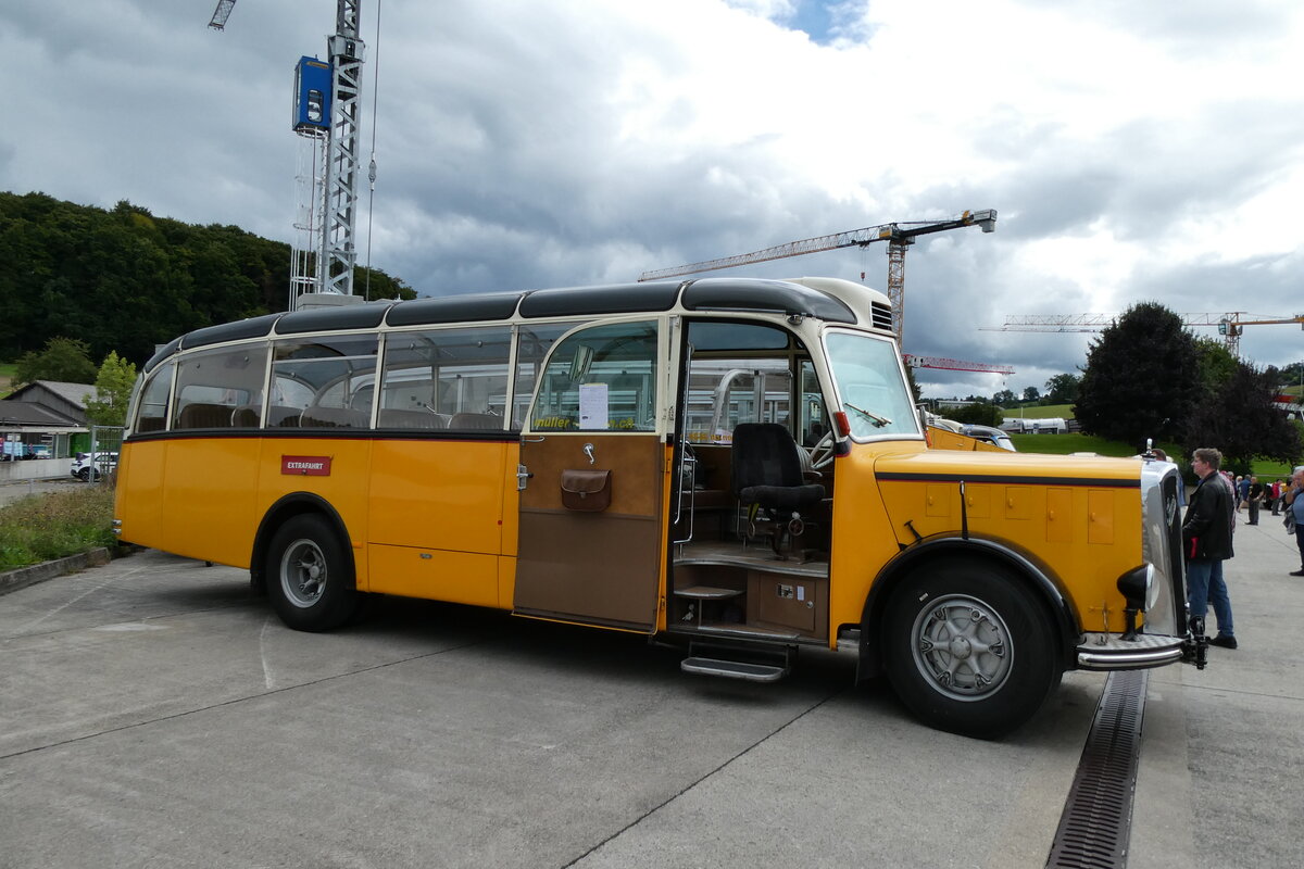 (279'782) - Mller, Uttigen - BE 14'452 - Saurer/Eggli (ex Tschannen, Arth; ex OPC Ennetbrgen Nr. 2; ex M+79'513; ex P 23'153; ex P 2240) am 30. August 2025 in Oberkirch, CAMPUS Sursee