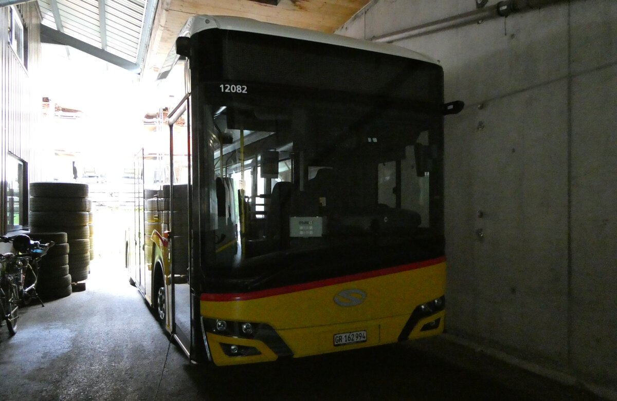 (279'909) - PostAuto Graubnden - GR 162'994/PID 12'082 - eSolaris am 5. September 2025 in Gstaad, Garage