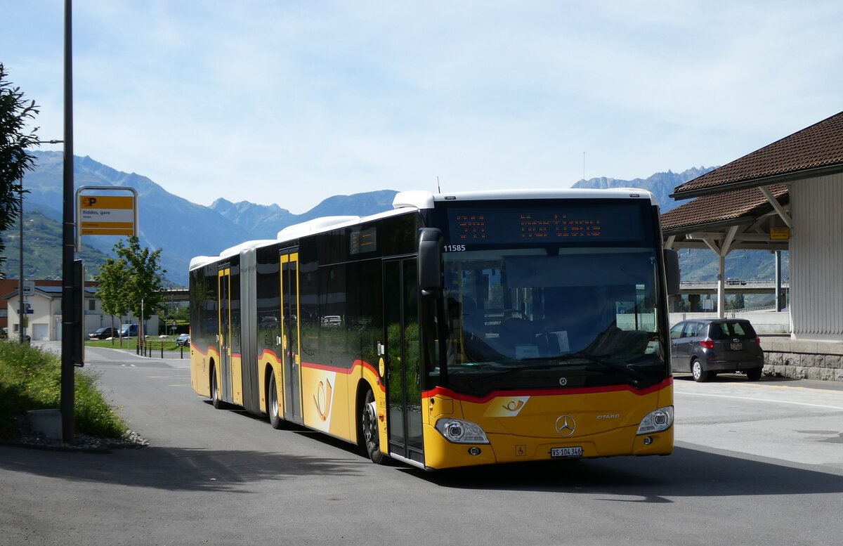 (279'970) - Buchard, Leytron - VS 104'346/PID 11'585 - Mercedes am 6. September 2025 beim Bahnhof Riddes