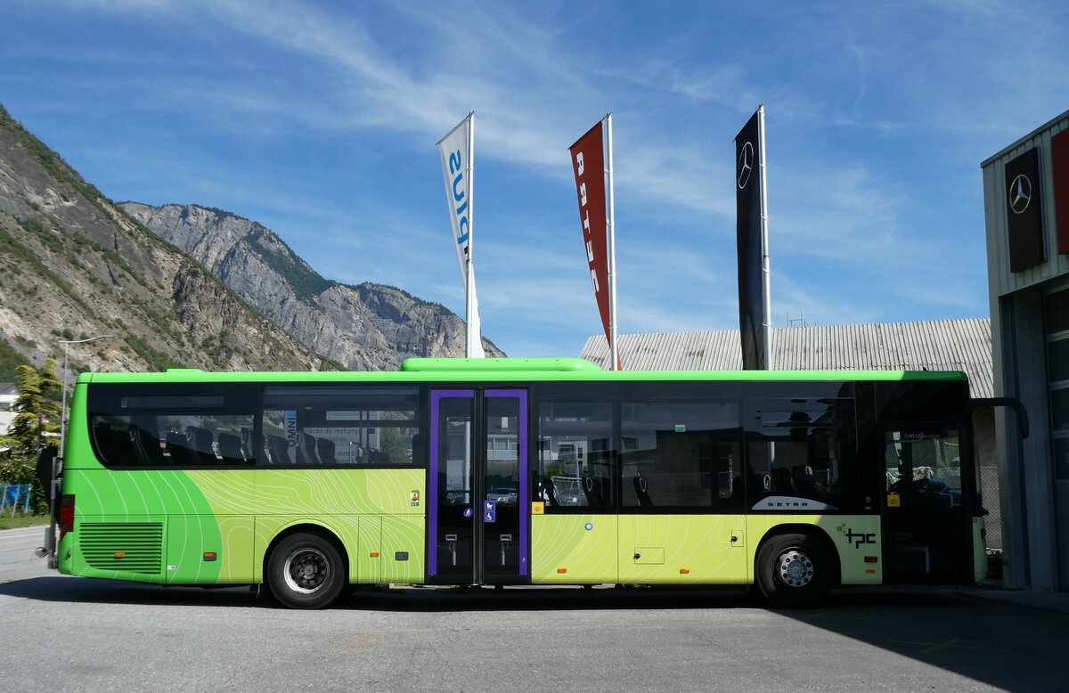 (279'978) - TPC Aigle - Nr. 33/VD 262'862 - Setra (ex Volnbusz, H-Budapest) am 6. September 2025 in Leytron, Garage Buchard