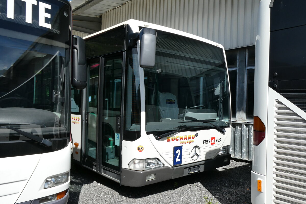 (279'989) - Buchard, Leytron - Nr. 68 - Mercedes (ex MBC Morges Nr. 66) am 6. September 2025 in Leytron, Garage (Teilaufnahme)