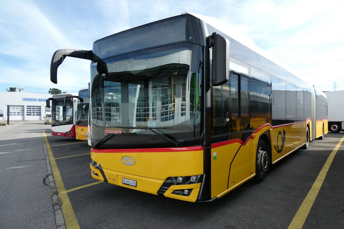 (280'013) - CarPostal Ouest - VD 604'476/PID 11'589 - Solaris am 6. September 2025 in Kerzers, Interbus
