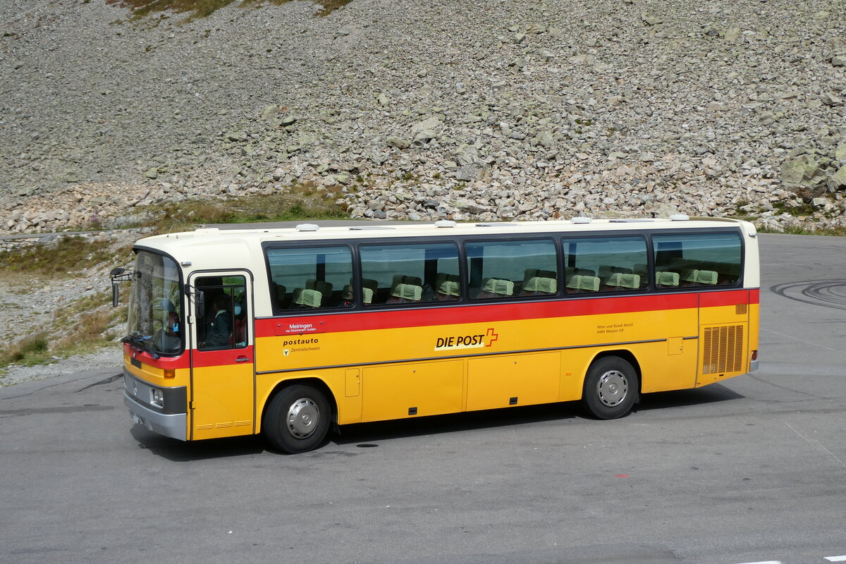 (280'274) - Buzzi, Bern - BE 910'789 - Mercedes (ex Mattli, Wassen/PID 2295) am 10. September 2025 in Susten, Passhhe