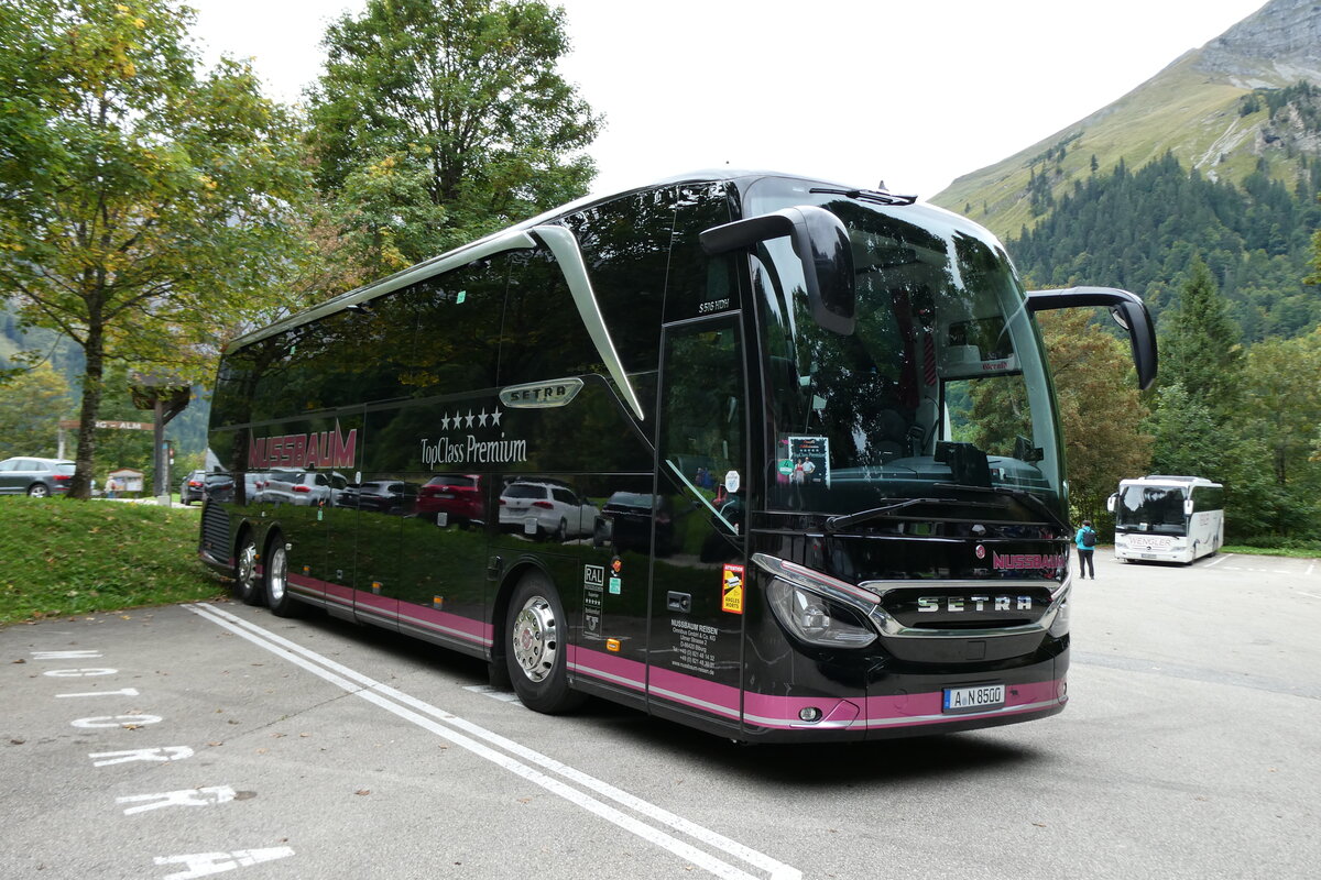 (280'477) - Aus Deutschland: Nussbaum, Augsburg - A-N 8500 - Setra am 17. September 2025 in Eng, Eng Alm