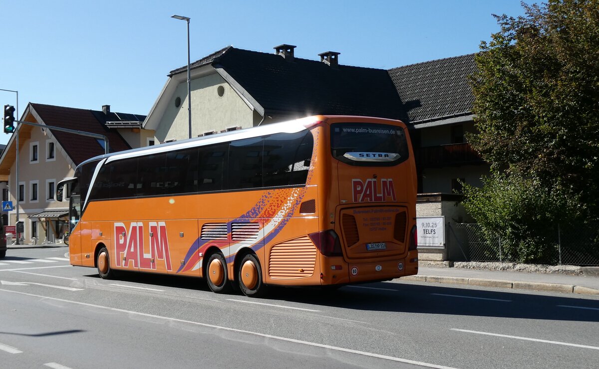 (280'552) - Aus Deutschland: Palm, Halbe - LDS-HP 516 - Setra am 18. September 2025 in Telfs, Anton-Auer-Strasse