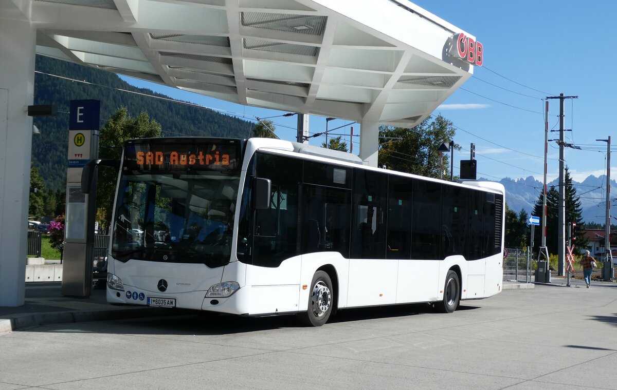 (280'627) - Breuss, Rankweil - I 6035 AW - Mercedes am 20. September 2025 beim Bahnhof Seefeld