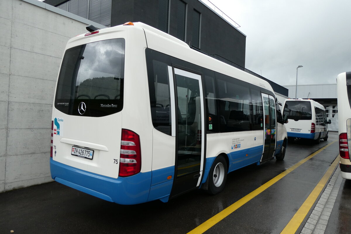 (280'751) - AZZK Zollikon - Nr. 75/ZH 426'775 - Mercedes am 27. September 2025 in Winterthur, Daimler Buses
