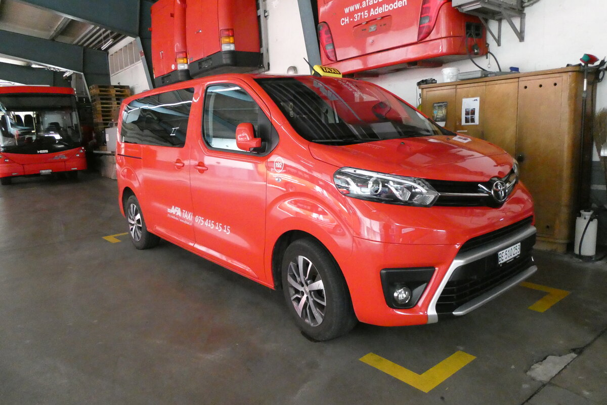 (280'930) - AFA Adelboden - Nr. 192/BE 510'253 - Toyota am 3. Oktober 2025 in Adelboden, Busstation