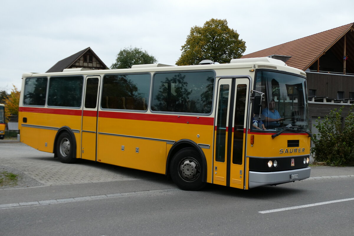 (281'453) - Stolz, Niederbren - SG 452'875 - Saurer/R&J (ex Soltermann, Bichwil; ex Ziegler, Pratteln; ex Tanner, Bubendorf; ex Schnider, Schpfheim) am 12. Oktober 2025 in Hitzkirch, Interkantonale Polizeischule
