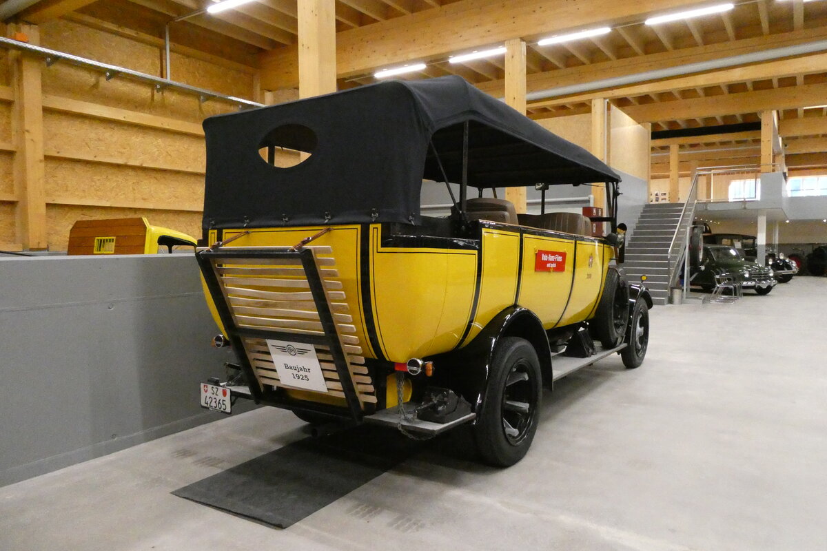 (281'583) - Rllin, Hirzel - SZ 42'365 - FBW/Seitz-Hess (ex RhV Altsttten Nr. 31; ex P 1529; ex P 2881) am 18. Oktober 2025 in Nfels, FBW-Museum