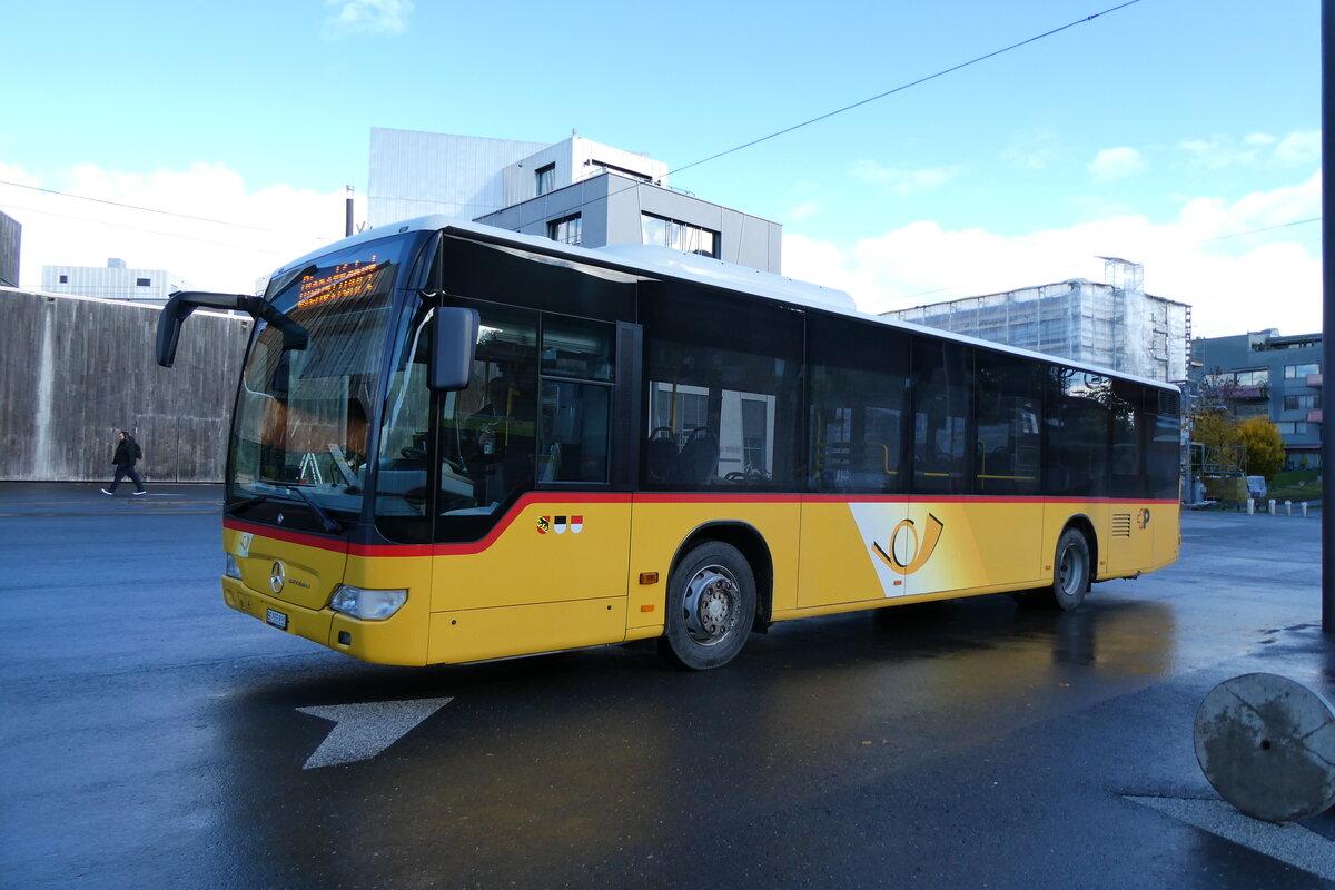 (281'763) - PostAuto Bern - Nr. 5580/BE 555'831/PID 5580 - Mercedes (ex Nr. 531) am 24. Oktober 2025 beim Bahnhof Bern Brnnen Westside