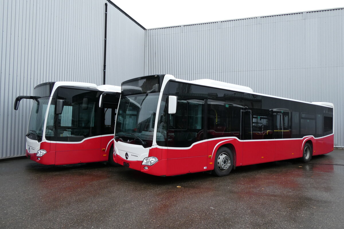 (281'804) - PostAuto Ostschweiz - PID 12'414 - Mercedes (ex PostAuto Bern; ex Wiener Linien, A-Wien Nr. 8154) am 25. Oktober 2025 in Winterthur, Daimler Buses