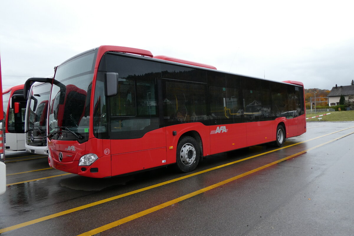 (281'821) - AFA Adelboden - Nr. 91 - Mercedes am 25. Oktober 2025 in Winterthur, Daimler Buses