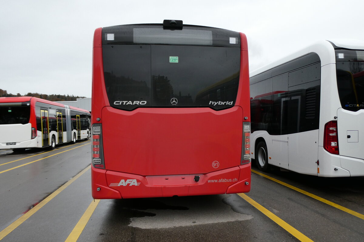 (281'824) - AFA Adelboden - Nr. 91 - Mercedes am 25. Oktober 2025 in Winterthur, Daimler Buses