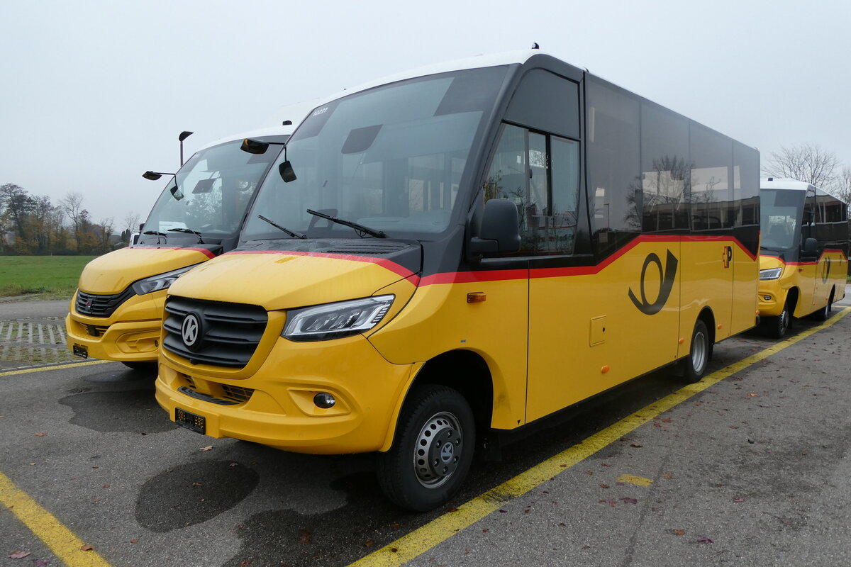 (282'168) - PostAuto Graubnden - PID 12'231 - K-Bus/Mercedes am 8. November 2025 in Zuchwil, Garage BSU
