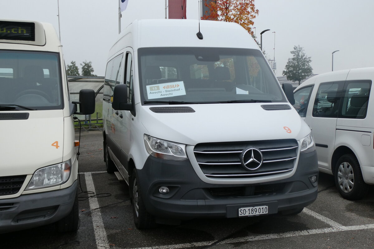 (282'176) - BSU Solothurn - Nr. 9/SO 189'010 - Mercedes am 8. November 2025 in Zuchwil, Garage