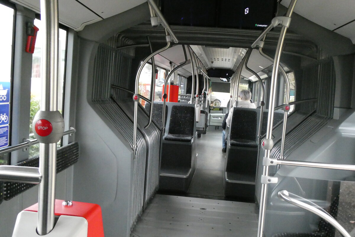 (282'720) - VB Biel - Nr. 159/BE 921'159 - Mercedes (ex STI Thun Nr. 166) am 4. Dezember 2025 in Biel, L�hre (Innenaufnahme)