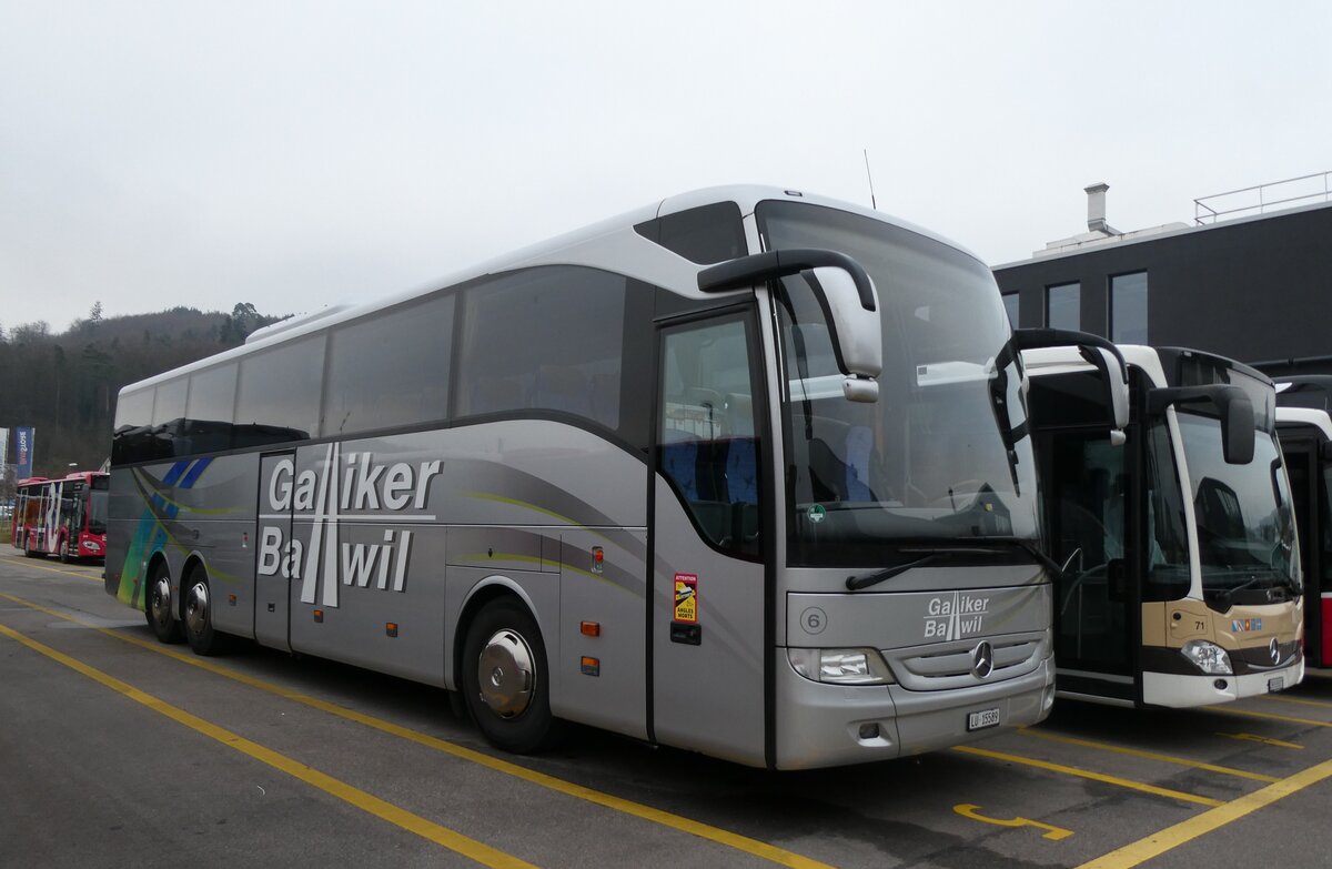 (283'078) - Galliker, Ballwil - Nr. 6/LU 15'589 - Mercedes am 12. Dezember 2025 in Winterthur, Daimler Buses
