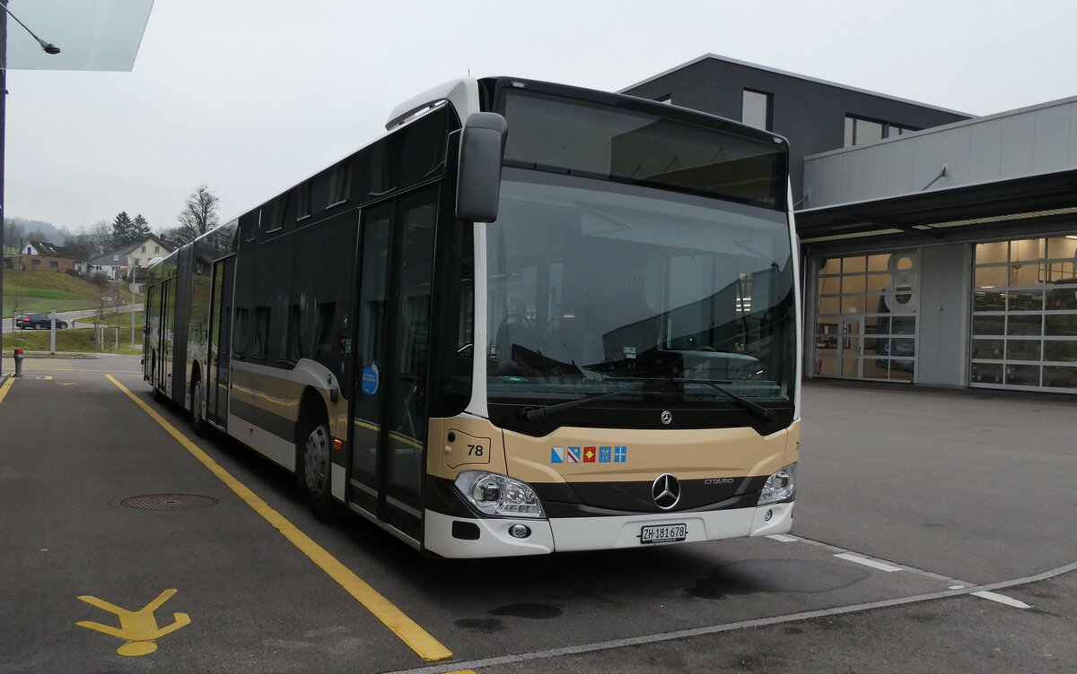 (283'090) - AZZK Zollikon - Nr. 78/ZH 181'678 - Mercedes am 12. Dezember 2025 in Winterthur, Daimler Buses