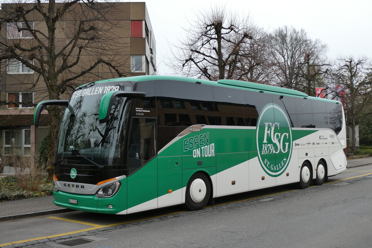 (283'126) - FC St. Gallen, St. Gallen - SG 173'480 - Setra am 13. Dezember 2025 in Thun, Hotel Seepark