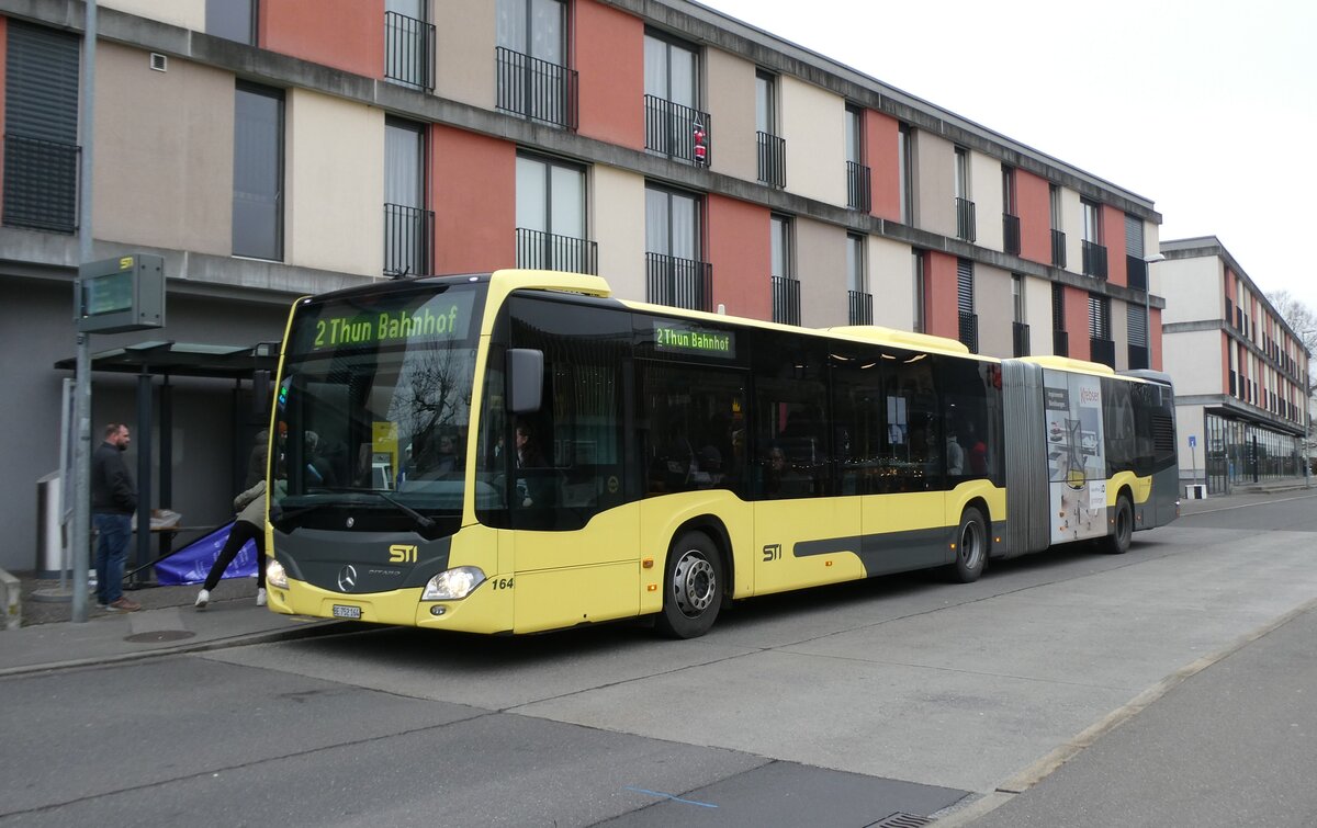 (283'146) - STI Thun - Nr. 164/BE 752'164 - Mercedes am 14. Dezember 2025 in Thun, Zentrum Oberland