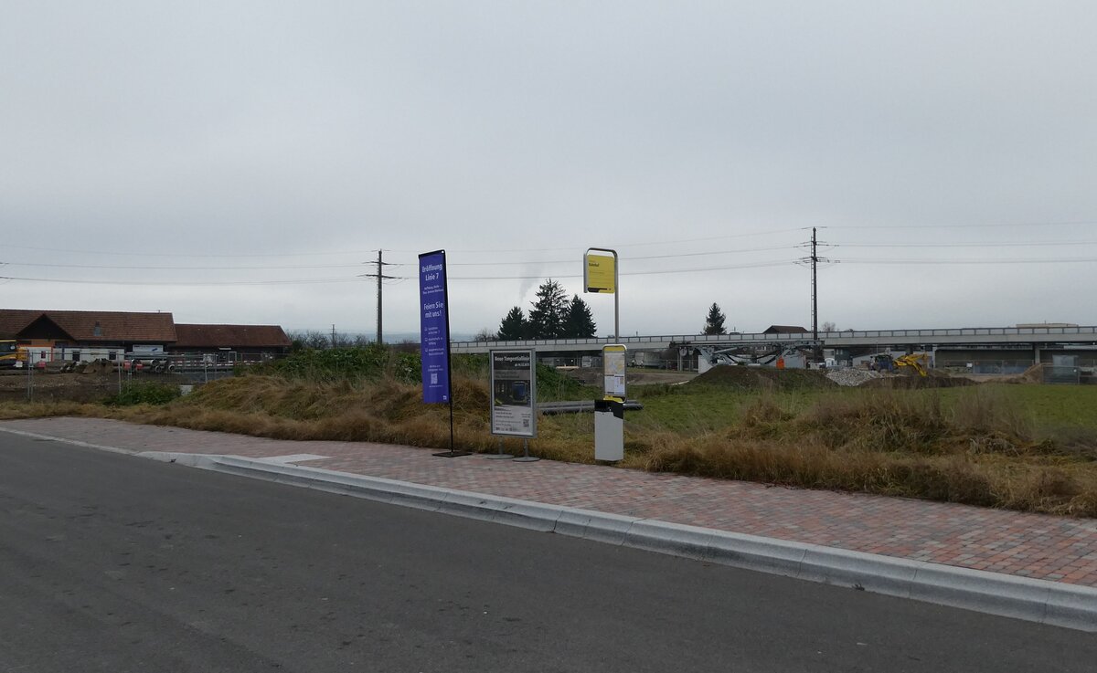 (283'178) - STI-Haltestelle am 14. Dezember 2025 beim Bahnhof Steffisburg