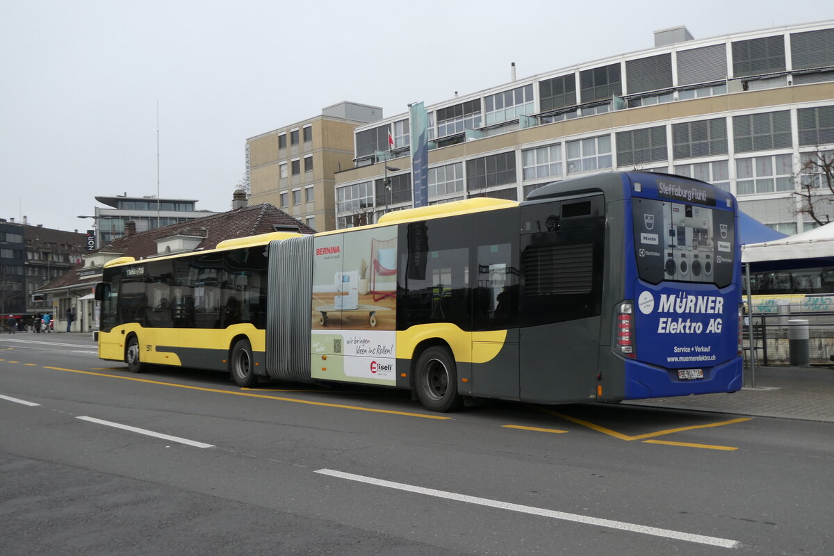 (283'215) - STI Thun - Nr. 718/BE 904'718 - Mercedes am 15. Dezember 2025 beim Bahnhof Thun