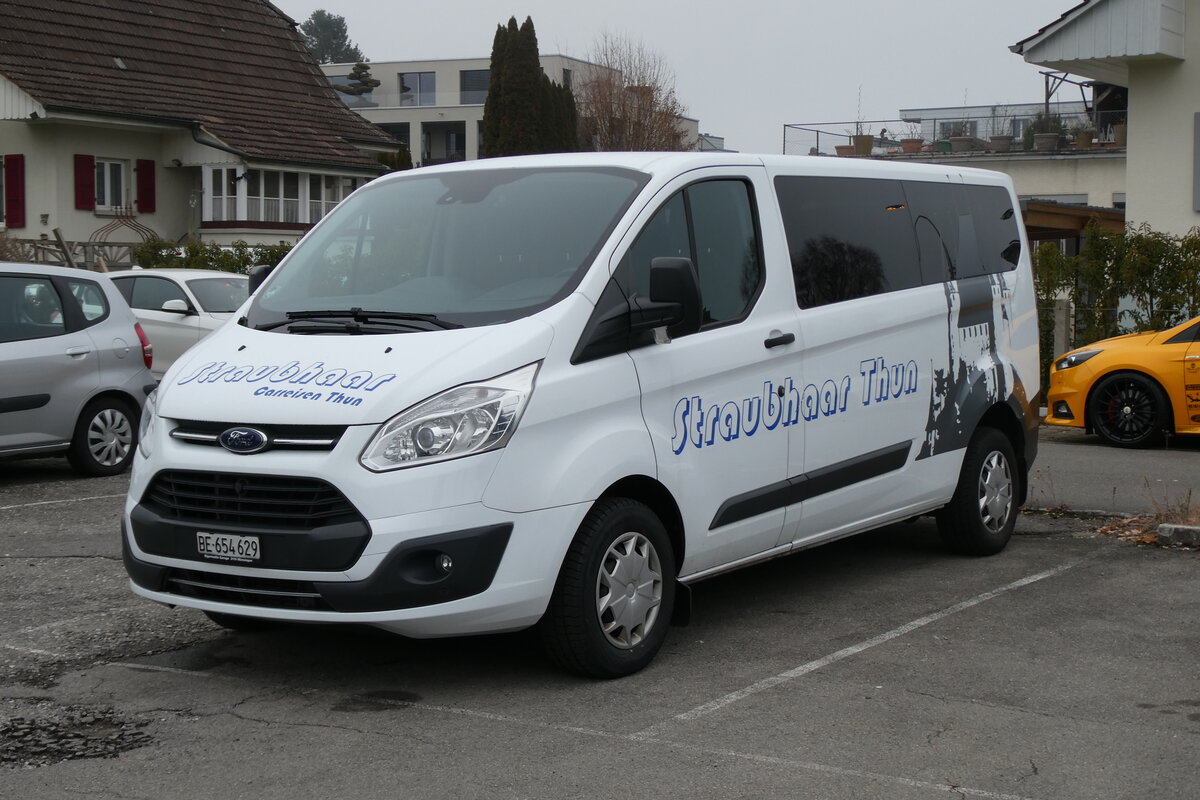 (283'408) - Straubhaar, Thun - BE 654'629 - Ford am 22. Dezember 2025 in Thun, Gwattstrasse