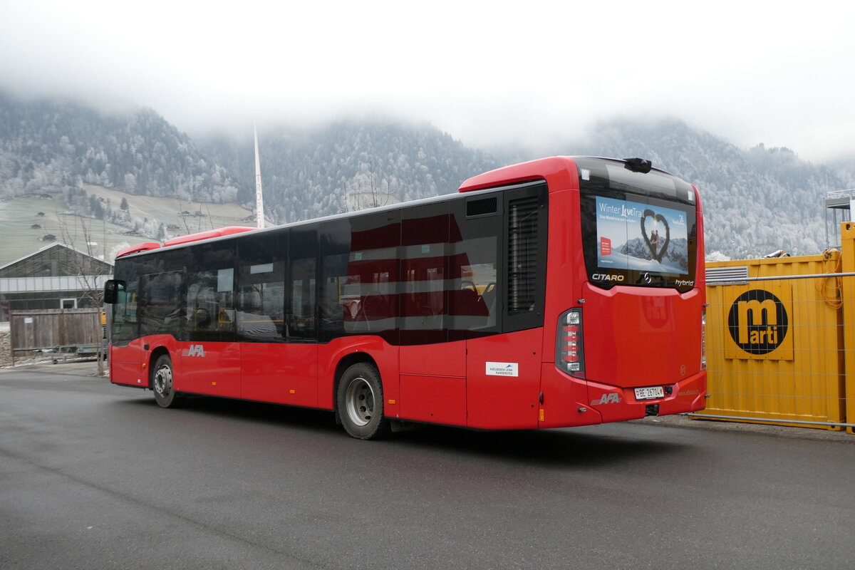 (283'605) - AFA Adelboden - Nr. 91/BE 26'704 - Mercedes am 30. Dezember 2025 in Frutigen, Garage