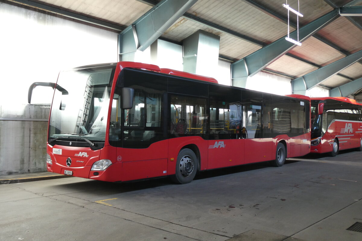 (283'611) - AFA Adelboden - Nr. 94/BE 26'974 - Mercedes am 1. Januar 2026 in Adelboden, Busstation